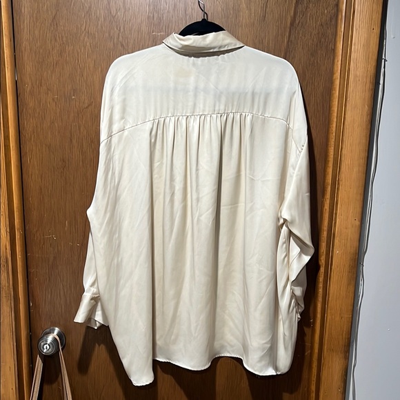 Cream Button-Up Shirt - Picture 5 of 5